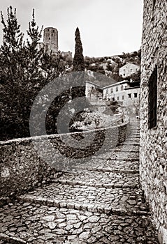 Medieval street in Pocitelj