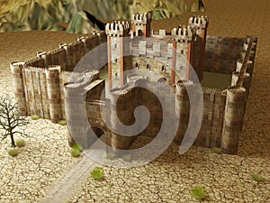 Medieval stronghold photo
