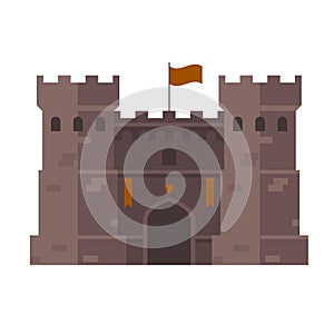 Medieval stronghold - fortress towers photo
