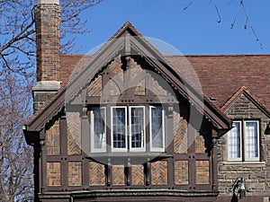Medieval style gable