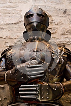 Medieval suit of armor