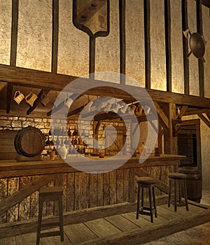 Medieval tavern 3 photo