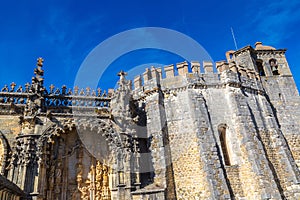 Medieval Templar castle in Tomar