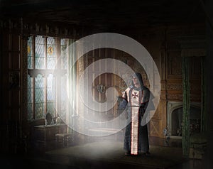 Medieval Templar Knight, Surreal Fantasy