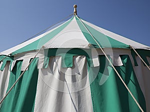 Medieval tent detail