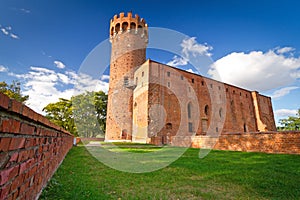 Medieval Teutonic castle in Swiecie