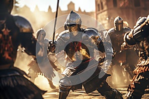 Medieval tournament games Medieval fantasy Photo