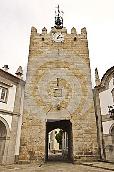 Medieval tower in Caminha photo