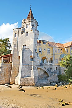 The medieval tower of Cascais Palace