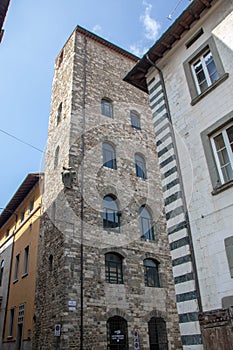 the medieval tower of Catilina at Pistoia