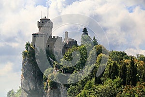 Medieval tower De La Fratta or Cesta in San Marino photo