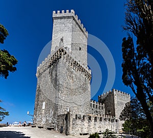 Medieval tower in Erice, Sicily