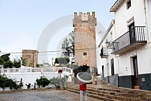 Medieval tower in Peal de Becerro Cazorla Spain