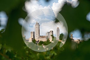 The medieval towers of San Gimignano