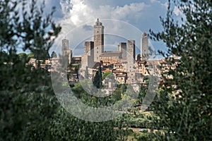 The medieval towers of San Gimignano