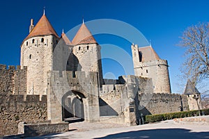 The medieval town of Carcassonne