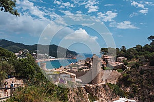 Medieval town on Catalonia`s coast.