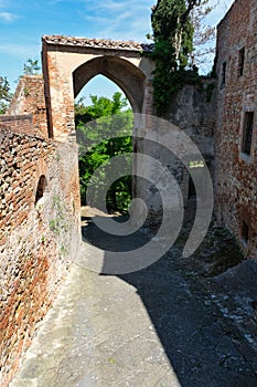 medieval town of certaldo florence tuscany birthplace of giovanni Boccaccio photo