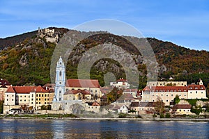 The medieval town of Durnstein in the Wachau Valley