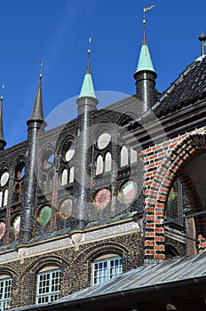 Medieval town hall of the Hanseatic City of LÃ¼beck