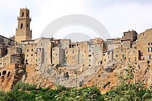 Medieval town of Pitigliano in Tuscany, Italy