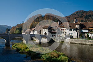 Medieval town Saint Ursanne