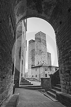 Medieval town San Gimignano, Tuscany, Italy