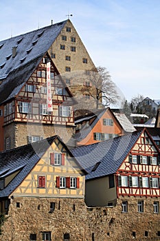 Medieval town of Schwaebisch Hall in Germany