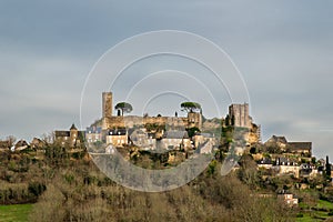 Medieval town of Turenne in France