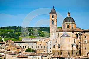 Medieval town Urbino, Italy