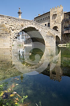 Medieval town of Valderrobres, in the province of Teruel, Aragon