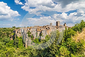 Medieval town of Vitorchiano in Lazio, Italy