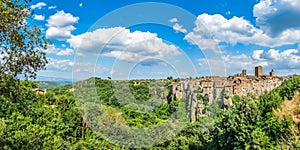 Medieval town of Vitorchiano in Lazio, Italy