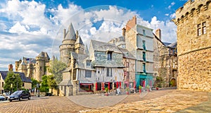 Medieval town of Vitre, Bretagne, France