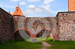 Medieval Trakai Castle near Vilnius, Lithuania.