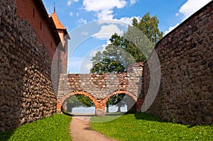 Medieval Trakai Castle near Vilnius, Lithuania.