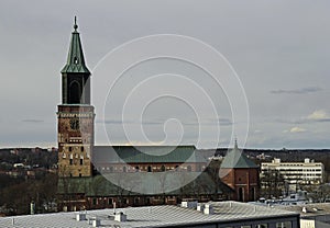 Medieval Turku cathedral in Finland