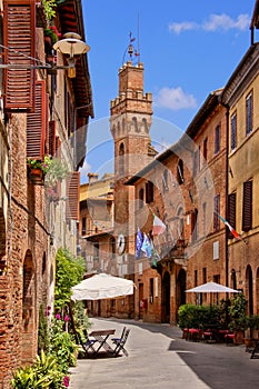 Medieval Tuscan street