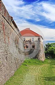 Medieval Uzhhorod Castle in Ukraine