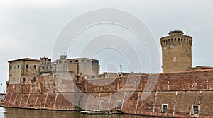 Medieval Vecchia fort in Livorno, Italy