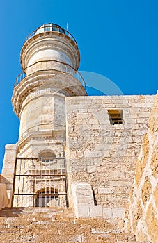 The medieval Venetian lighthouse of Chania, Crete, Greece