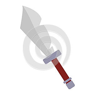 Medieval Viking weapon icon Vector