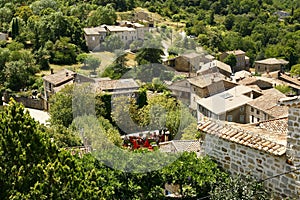 The medieval village of Banne