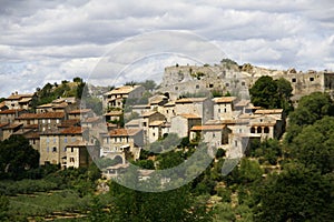 The medieval village of Banne