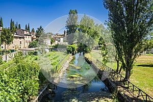 The medieval village of Bevagna