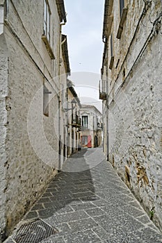 The medieval village of Bovino in the Puglia region.