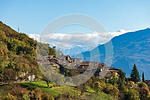 Medieval village of Canale di Tenno - Trentino-Alto Adige Italy photo