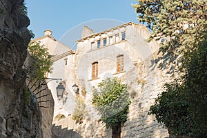Medieval village of Les Baux de Provence. One of the most picturesque villages in France
