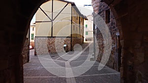 Medieval village of Poza de la Sal, Burgos, Castile and Leon, Spain.