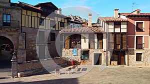 Medieval village of Poza de la Sal, Burgos, Castile and Leon, Spain.